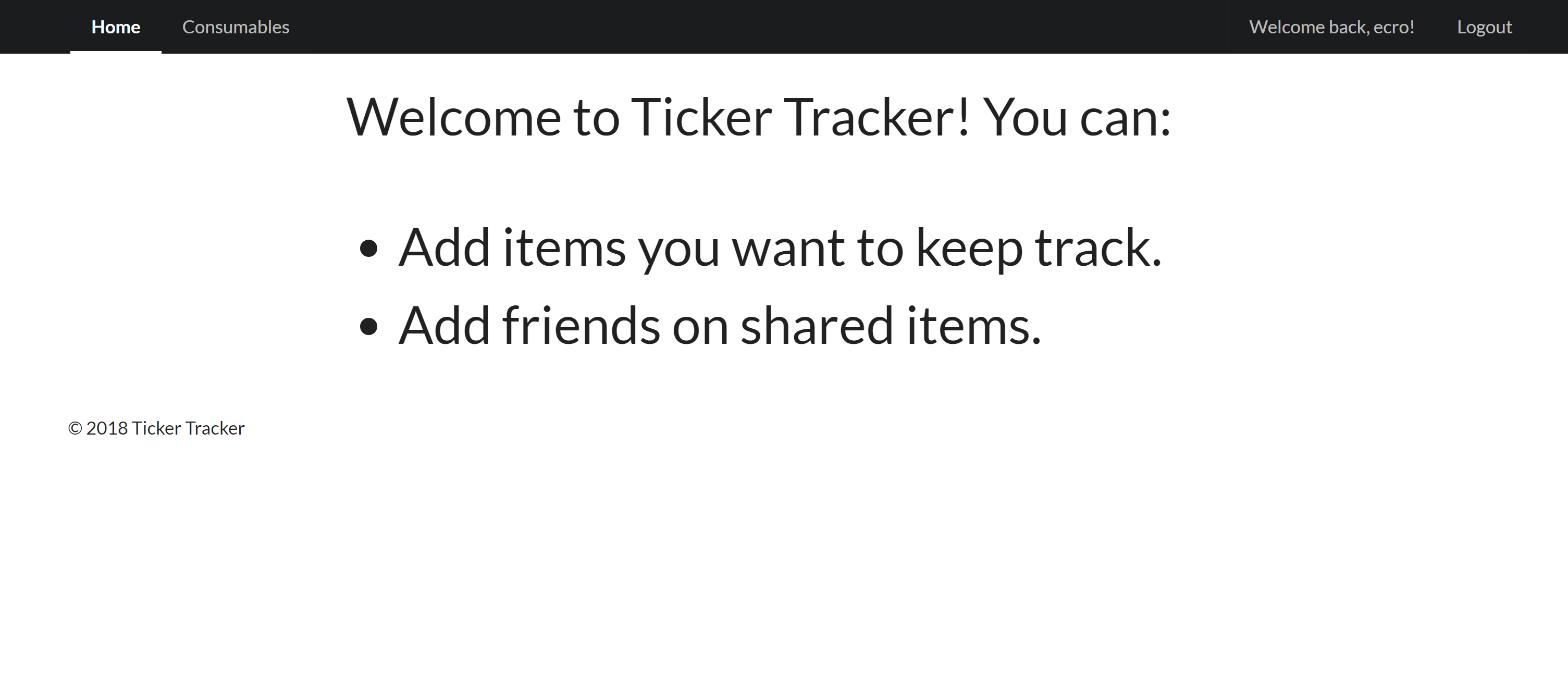 ticker tracker